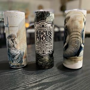 Sublimation skinny 20oz tumblers